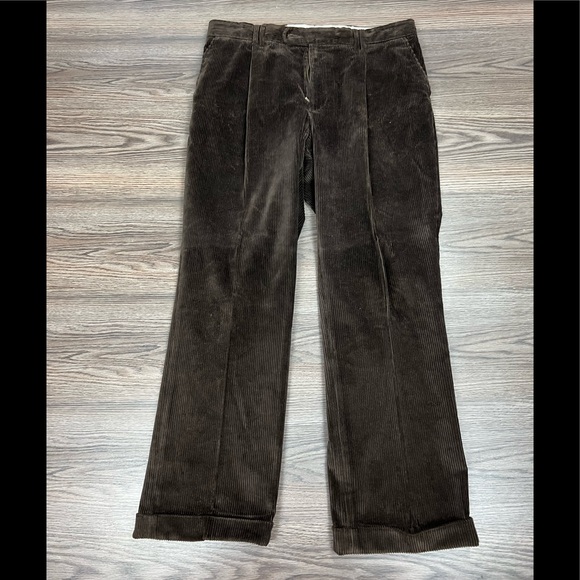 Barbour Chocolate Brown Corduroy Cords Pants 36 - Picture 8 of 8